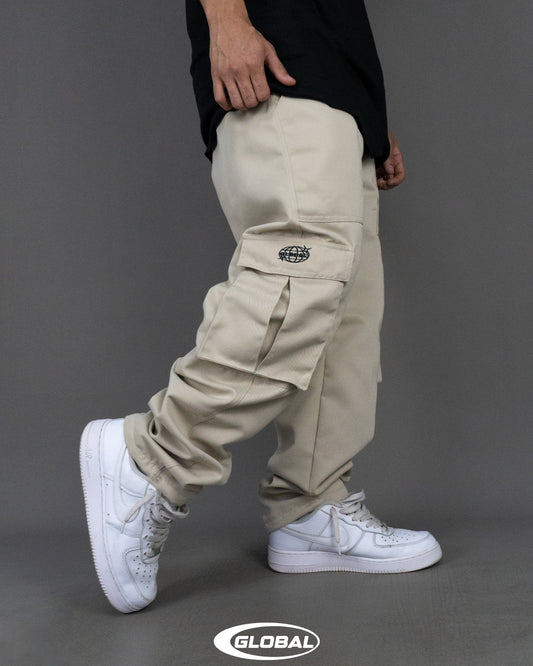 Pant Cargo Drill Beige