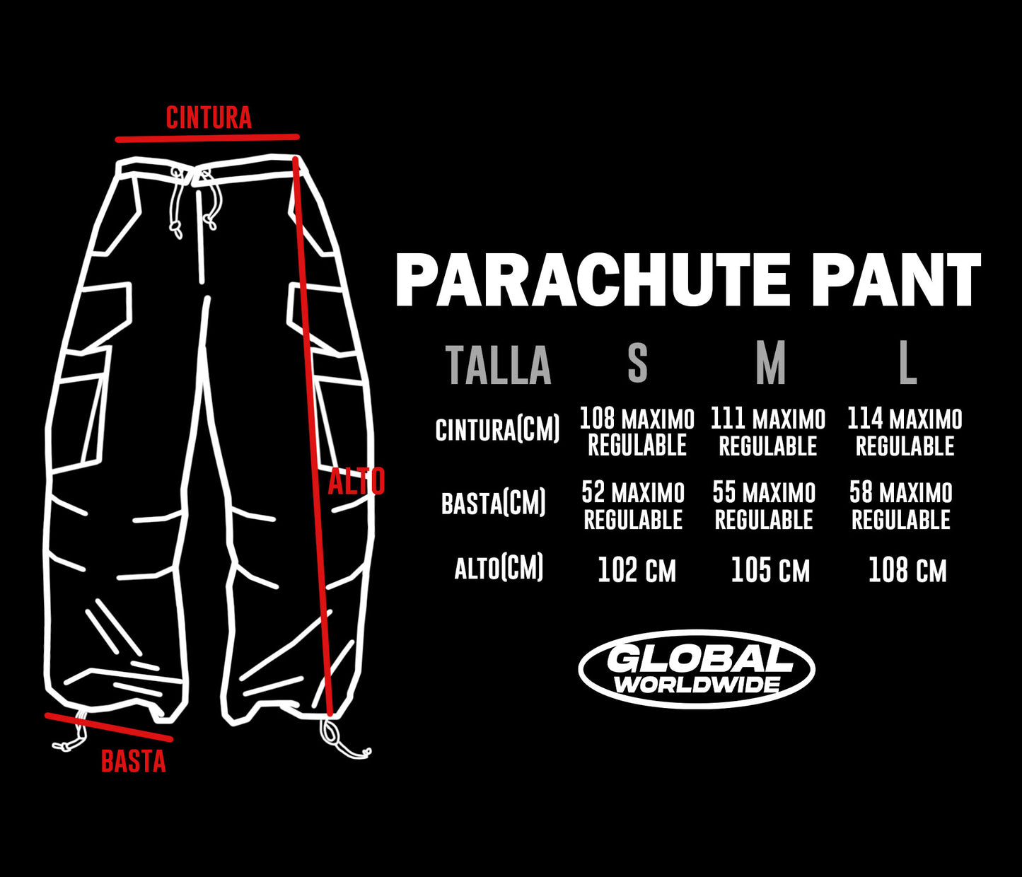 Parachute Pant Plata